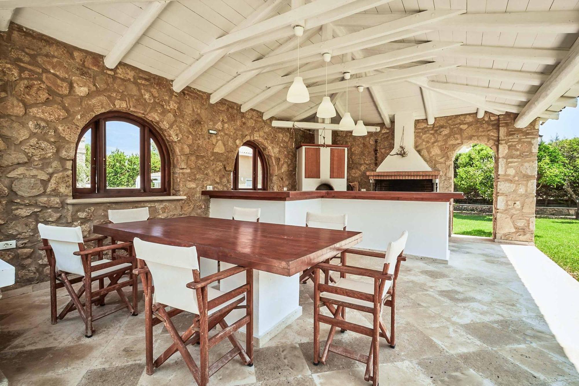 Villa St Dennis Makris Gialos  Esterno foto