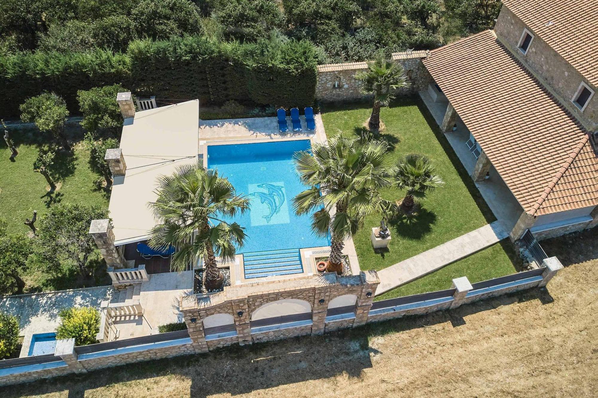 Villa St Dennis Makris Gialos  Esterno foto