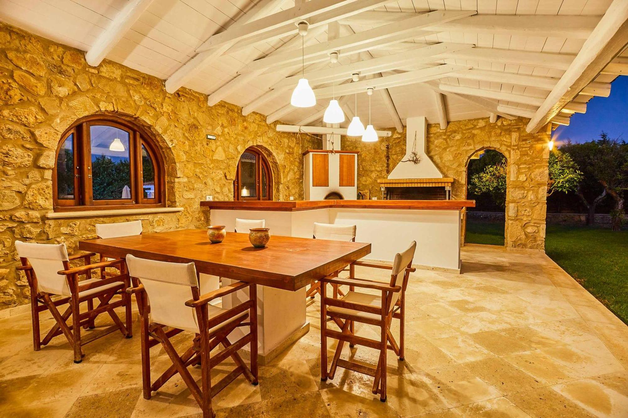 Villa St Dennis Makris Gialos  Esterno foto