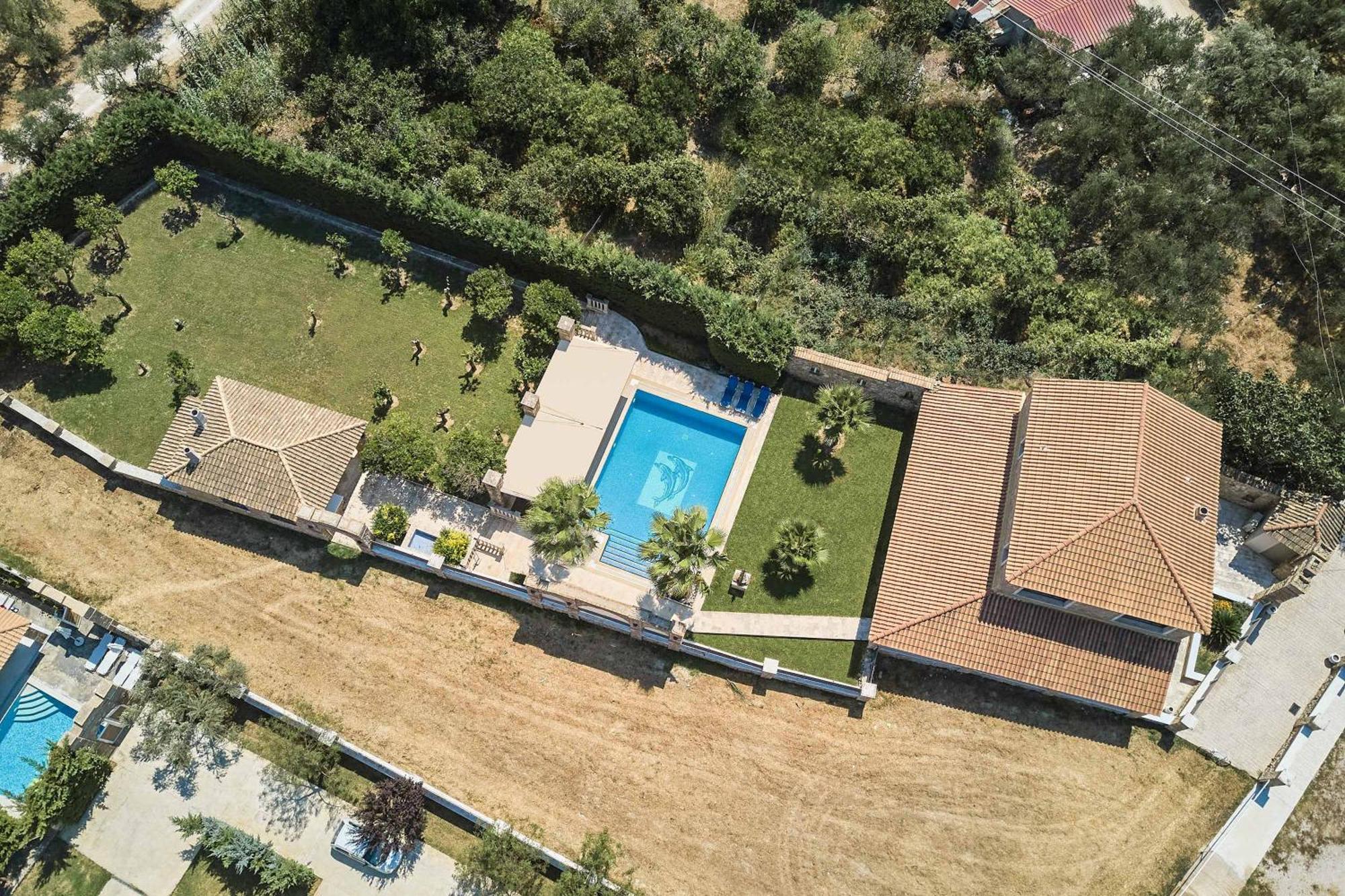 Villa St Dennis Makris Gialos  Esterno foto