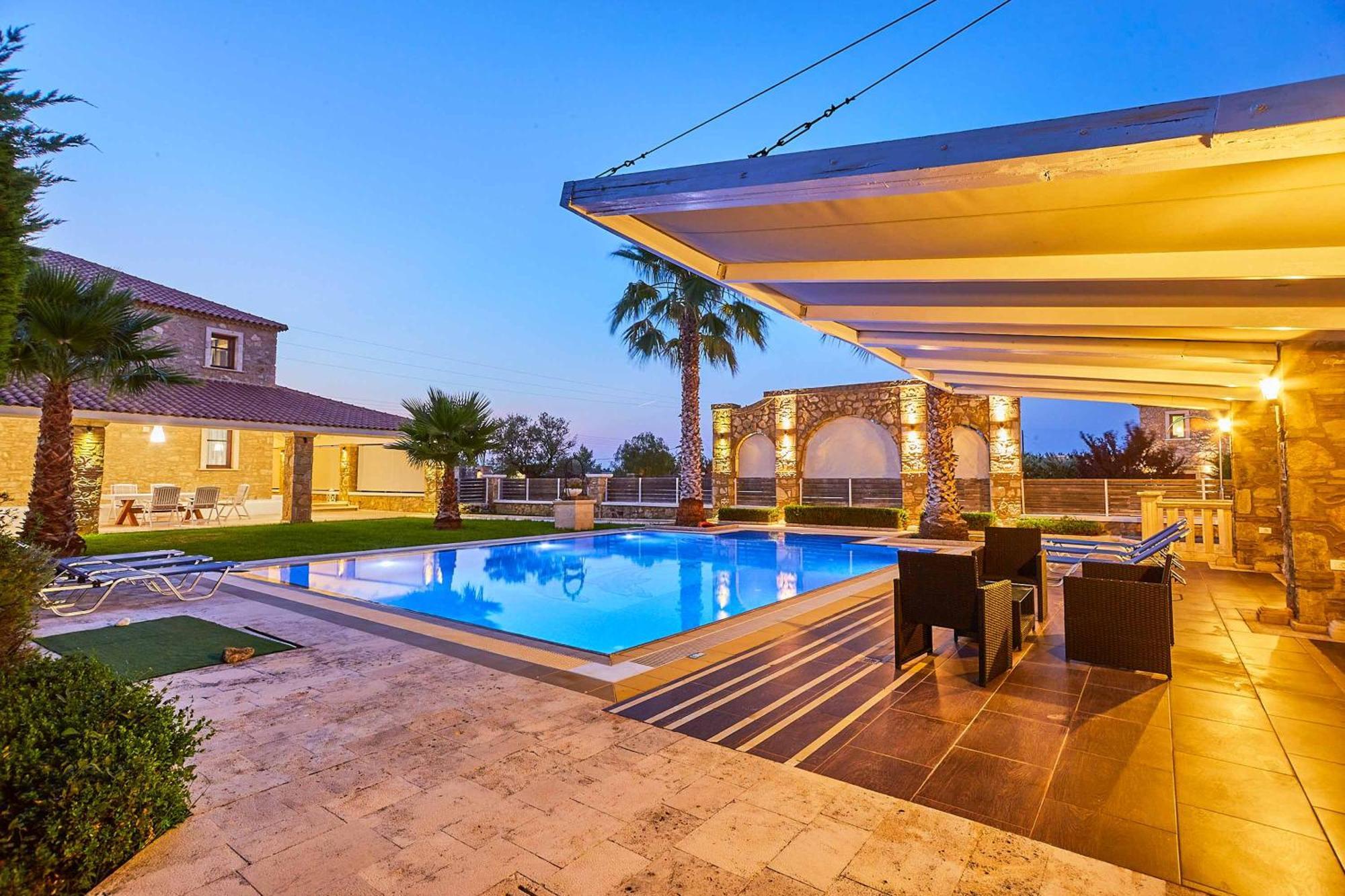 Villa St Dennis Makris Gialos  Esterno foto