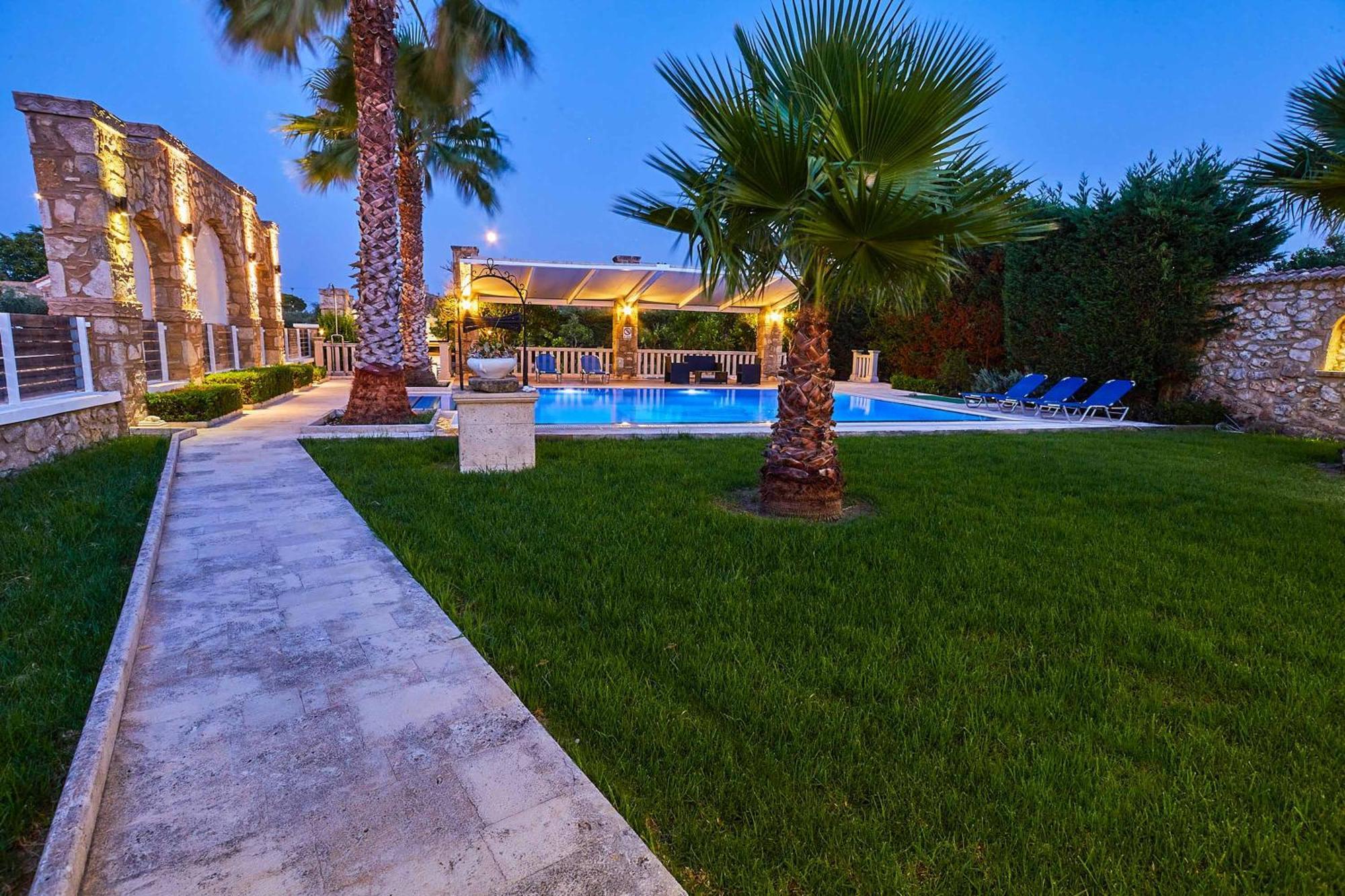 Villa St Dennis Makris Gialos  Esterno foto