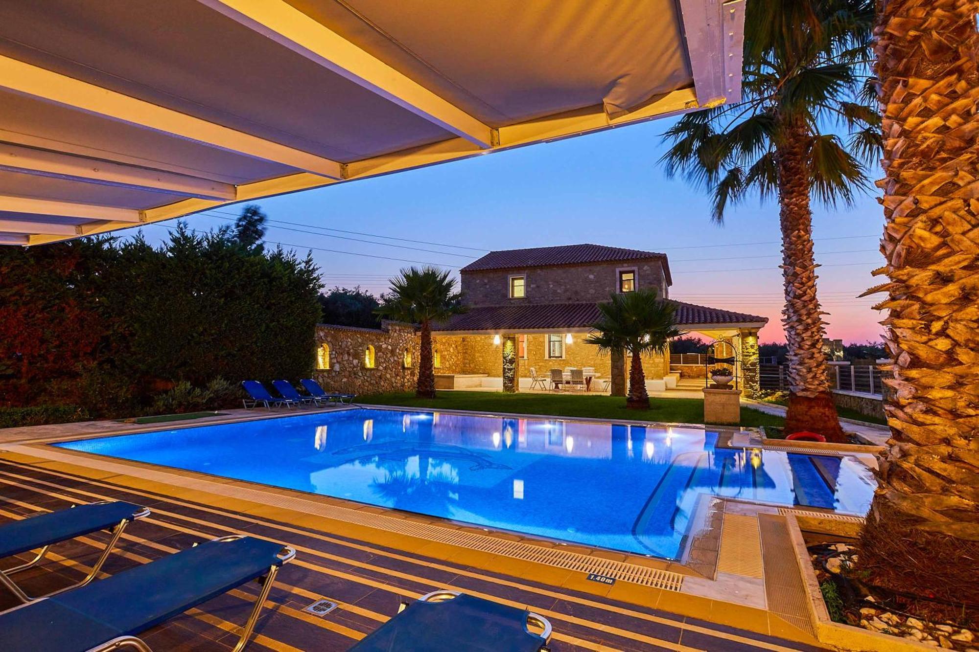 Villa St Dennis Makris Gialos  Esterno foto