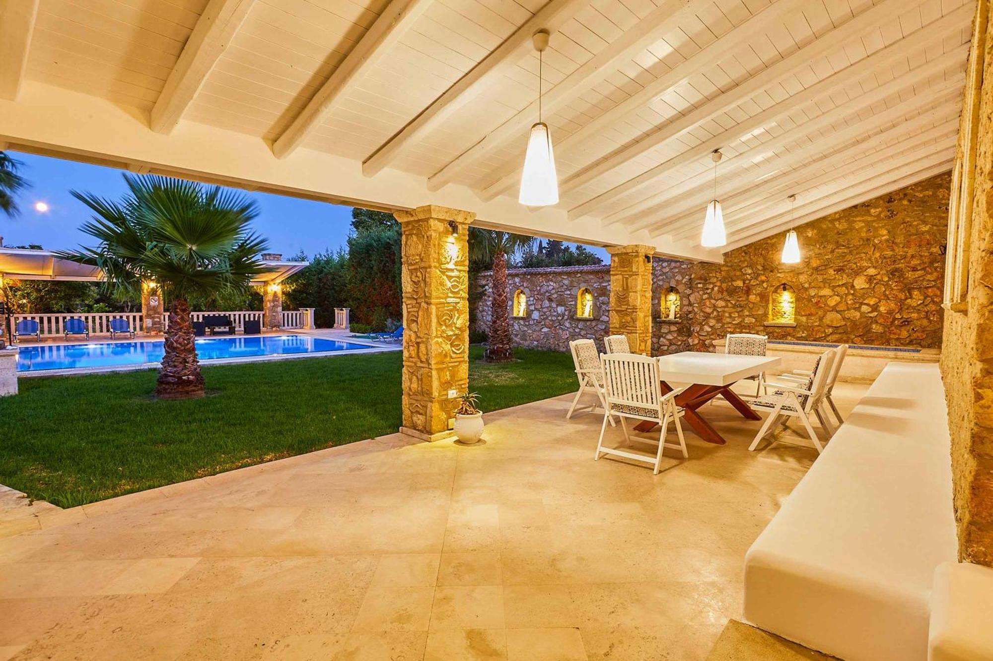 Villa St Dennis Makris Gialos  Esterno foto