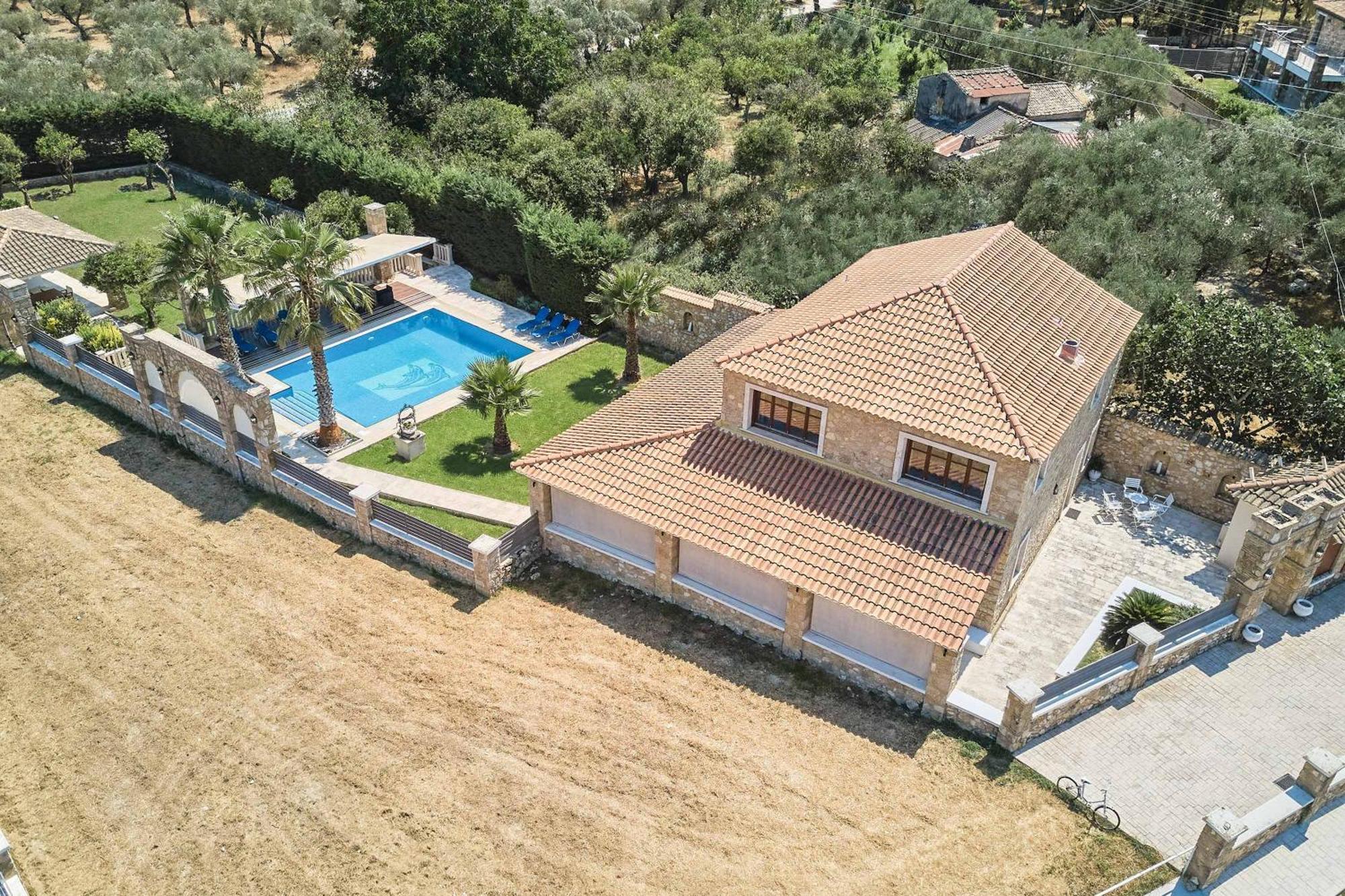 Villa St Dennis Makris Gialos  Esterno foto