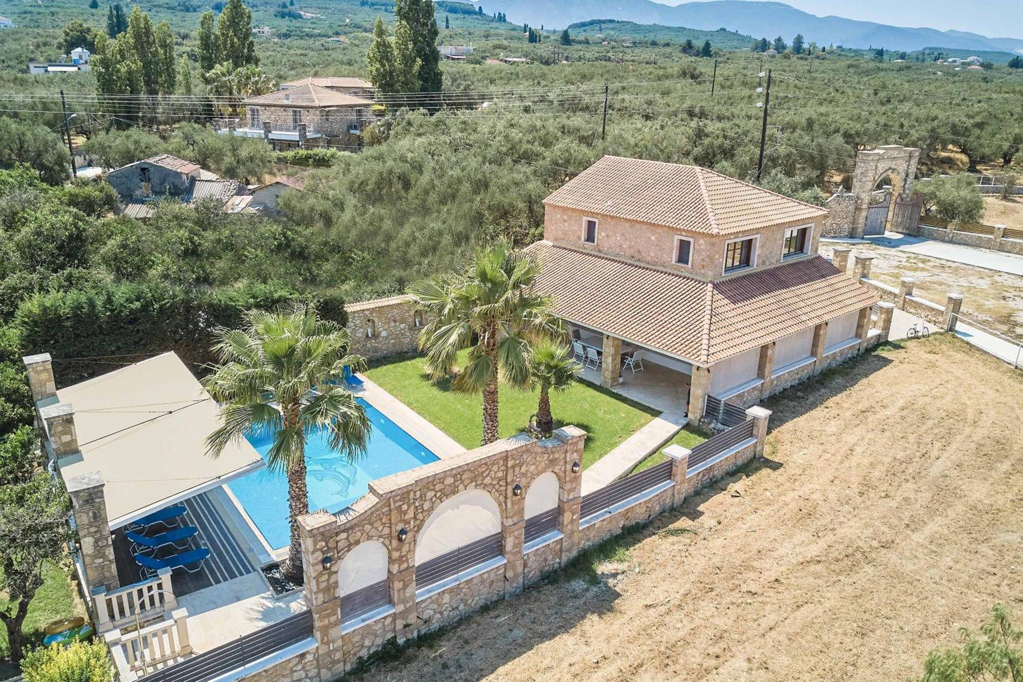 Villa St Dennis Makris Gialos  Esterno foto